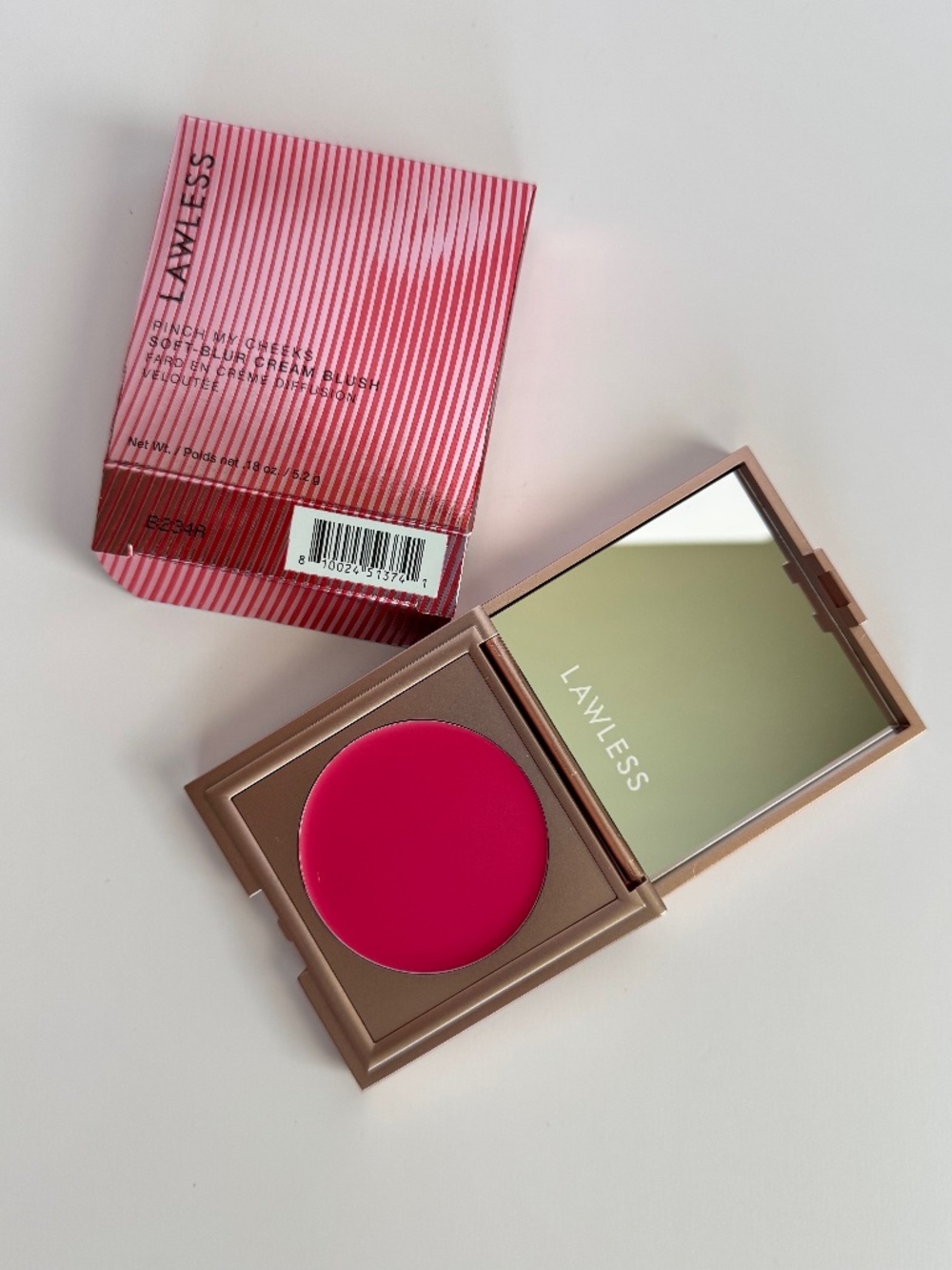 LAWLESS Pinch My Cheeks Soft Blur Cream Blush Valentine 5.2g New in Box